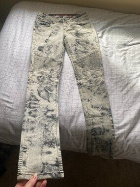 Bongo Moto Skinny Jeans Size 5 Juniors